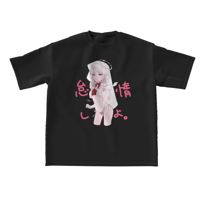 ビッグシルエットTシャツ - L - 両面