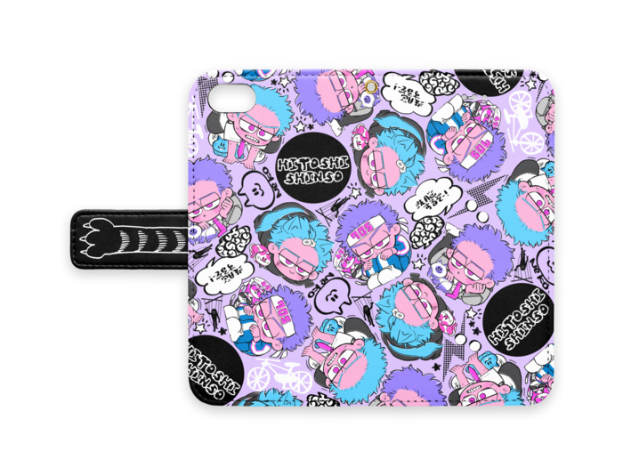 手帳型iPhoneケース - iPhone 8 / 7 - ストラップ穴 あり