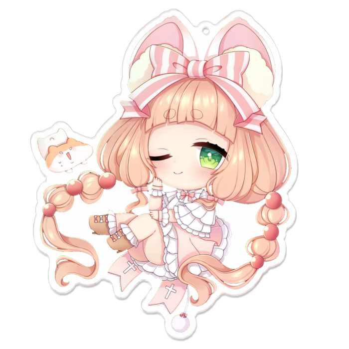 アクリルキーホルダー - 100 x 100 (mm)