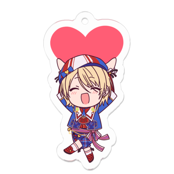 アクリルキーホルダー - 50 x 50 (mm)