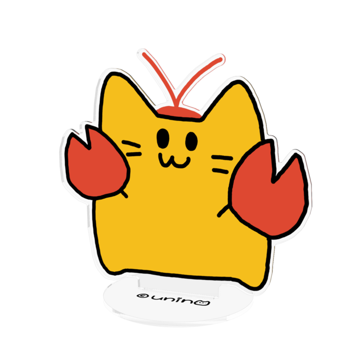アクリルフィギュア - 160x160mm でっかい