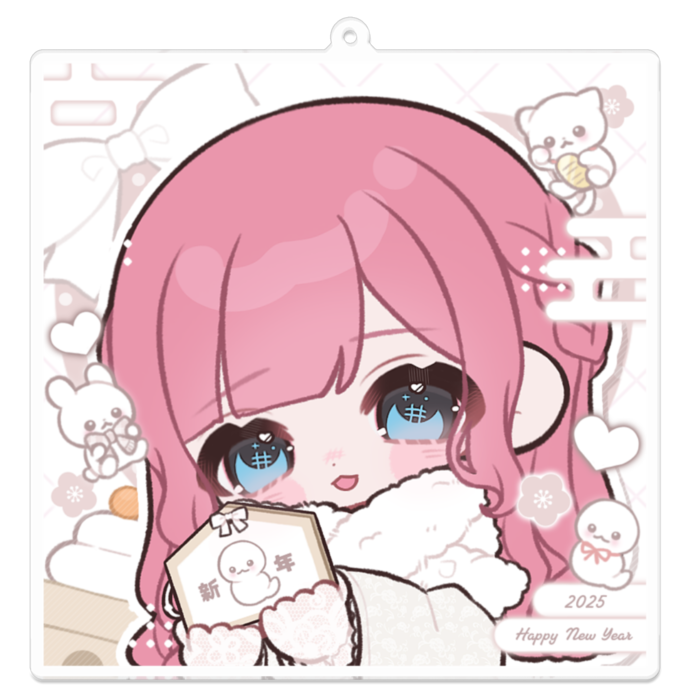 アクリルキーホルダー - 100 x 100 (mm)