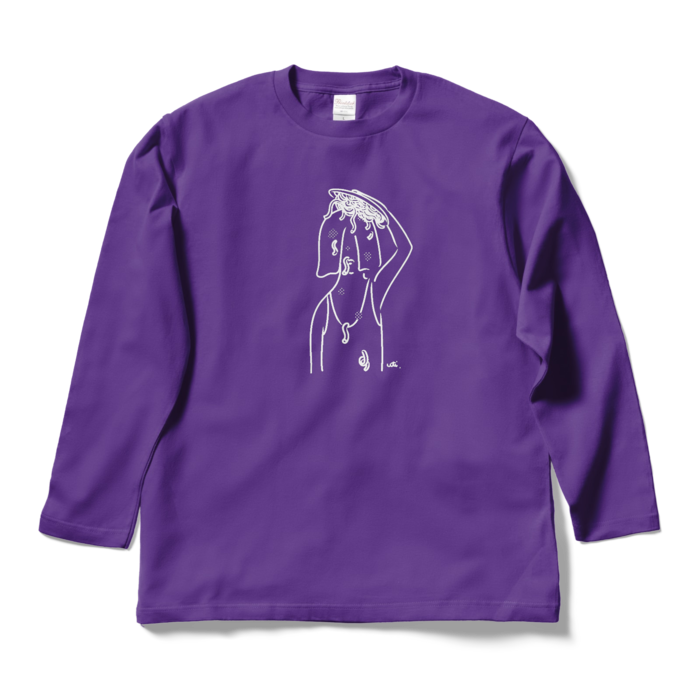 ロングスリーブTシャツ - L - パープル