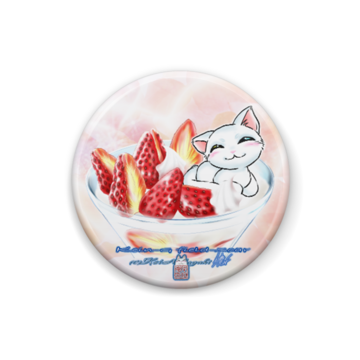 缶バッチ直径25mm-ねこぱふぇ