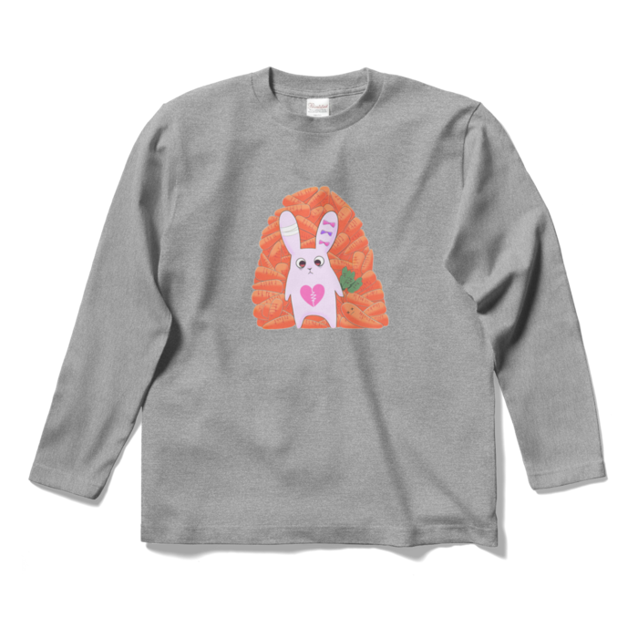 ロングスリーブTシャツ - S - 杢グレー