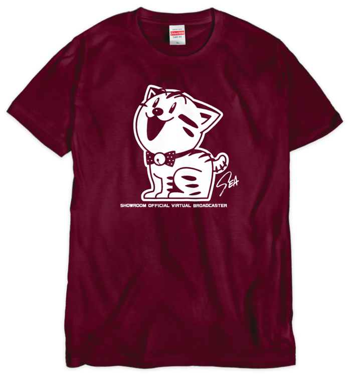ワインレッドTシャツ XLサイズ