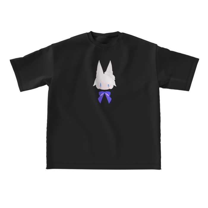 ビッグシルエットTシャツ - L - ブラック