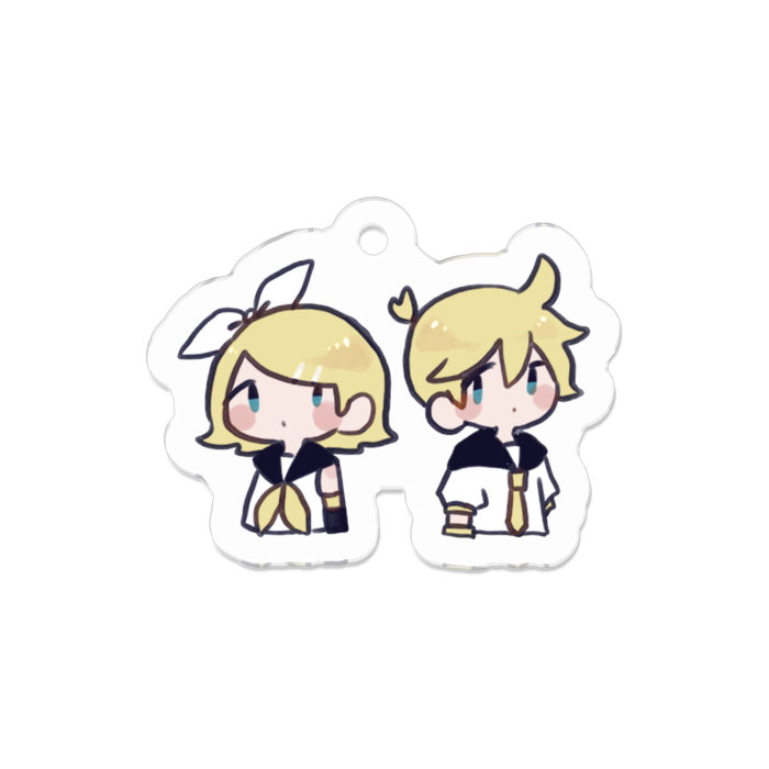 アクリルキーホルダー - 50 x 50 (mm)