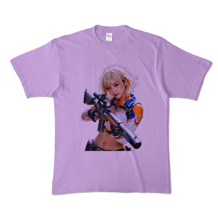 カラーTシャツ - XL - ライトパープル （淡色）