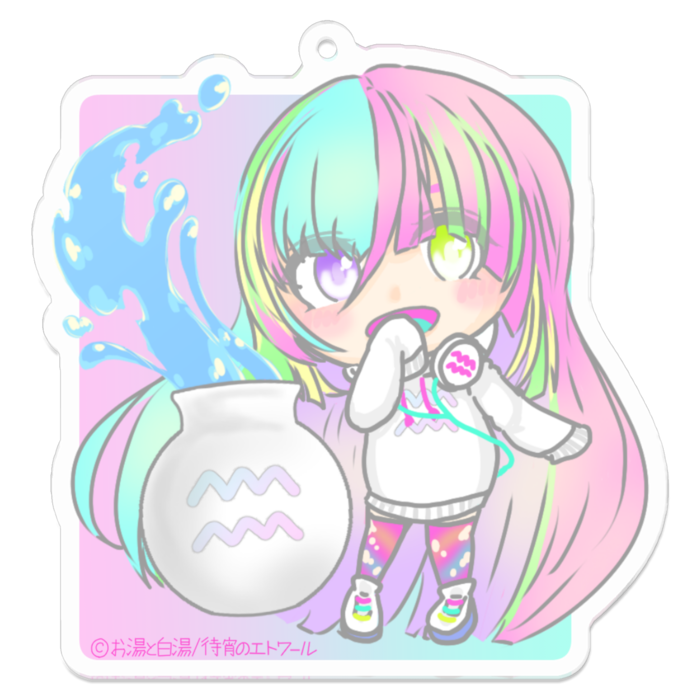 アクリルキーホルダー - 70 x 70 (mm)