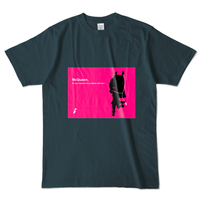 カラーTシャツ - L - デニム (濃色)