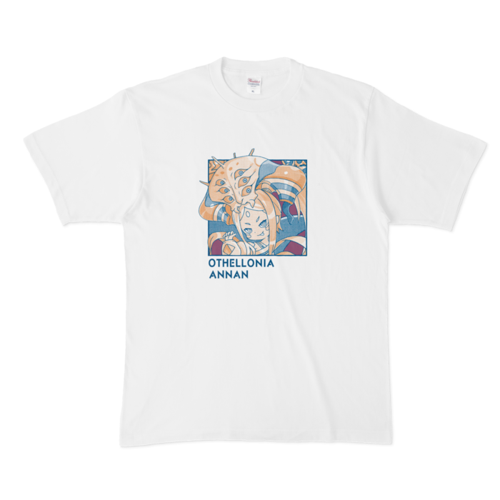 ちびキャラ「アナン」 デザインTシャツ（XL/ホワイト）