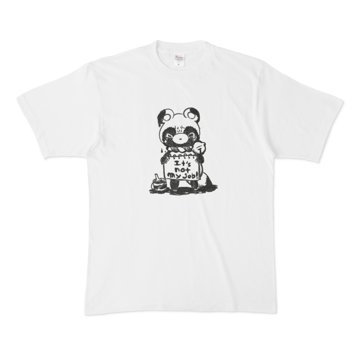 Tシャツ - XL - 白 大プリント