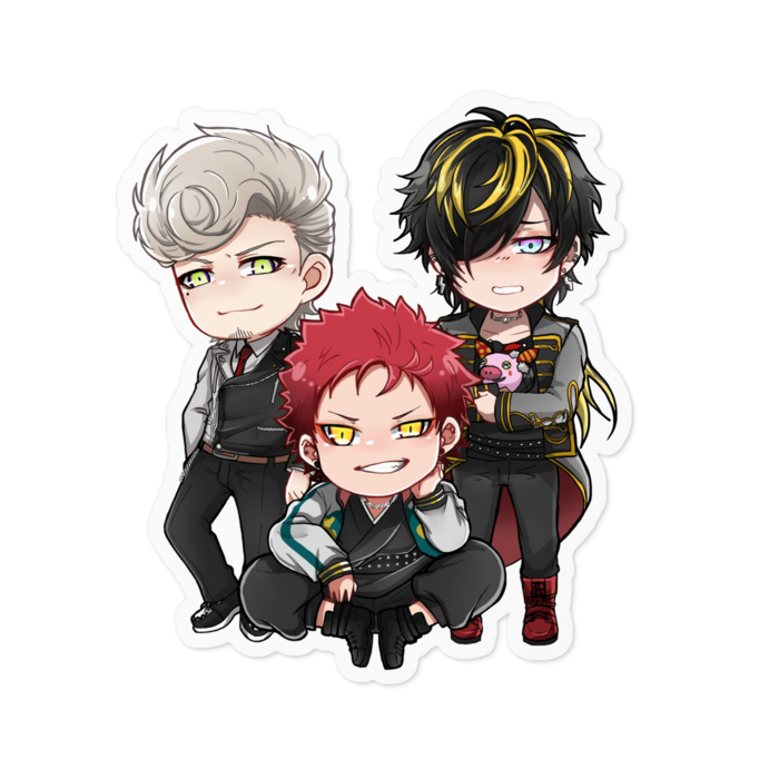 ステッカー - 100 x 100 (mm)