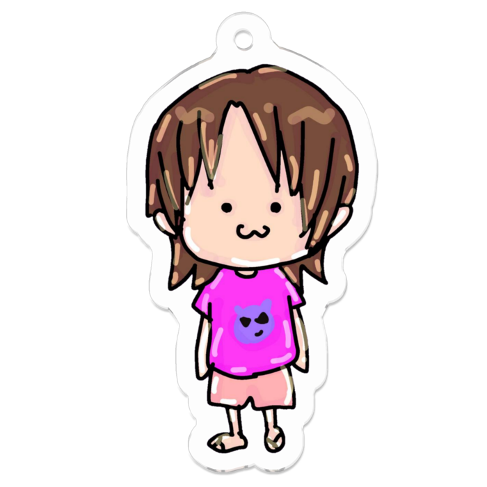 アクリルキーホルダー - 50 x 50 (mm)