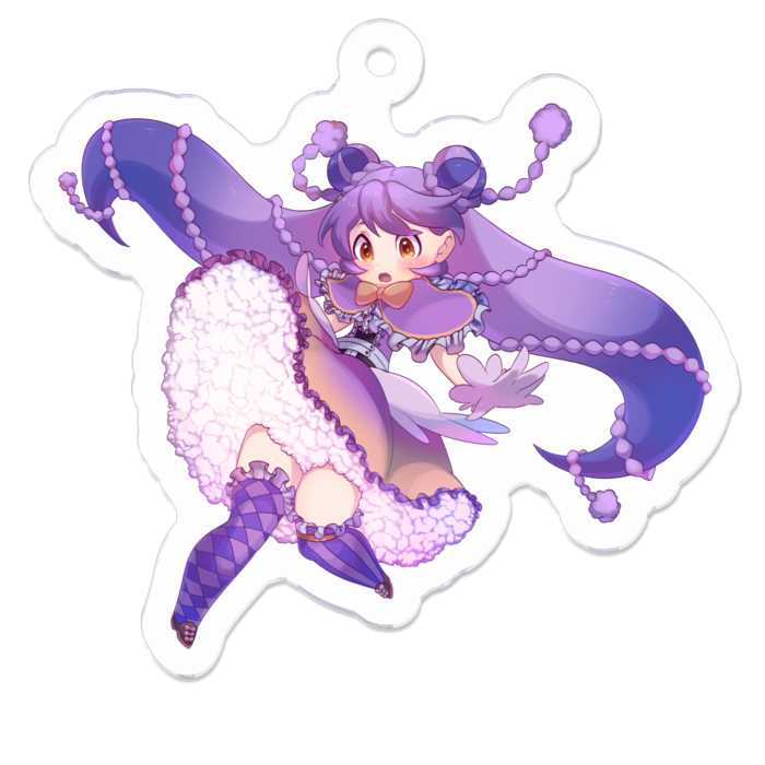 アクリルキーホルダー - 50 x 50 (mm)