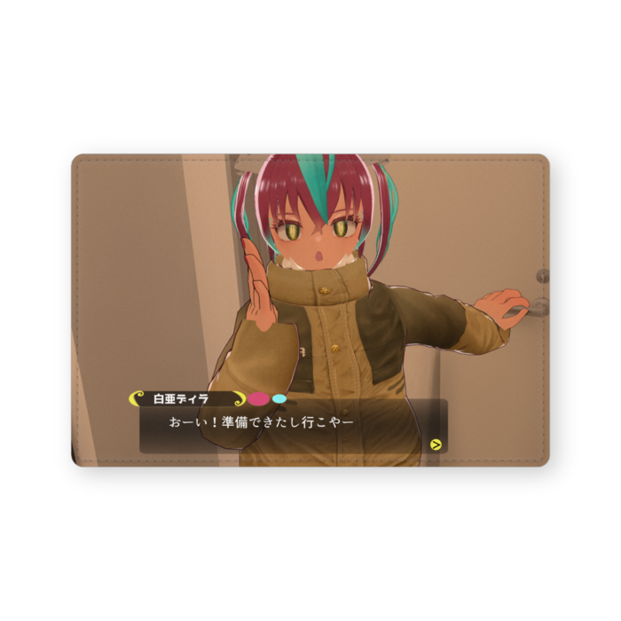 レザー製名刺入れ - 102 x 72 (mm)(4)