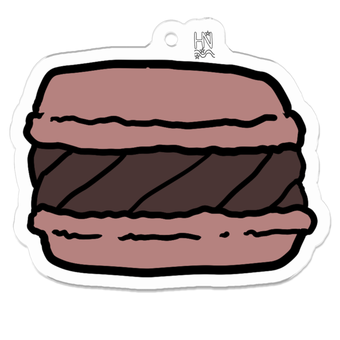 アクリルキーホルダー（コーティング） - 50 x 50 (mm)