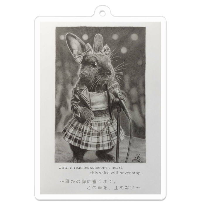 アクリルキーホルダー - 70 x 70 (mm)