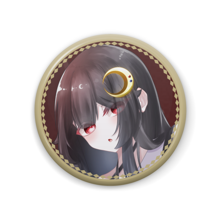 宇佐見水無月缶バッジ - 57mm