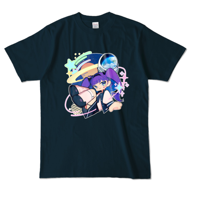 カラーTシャツ - L - ネイビー (濃色)