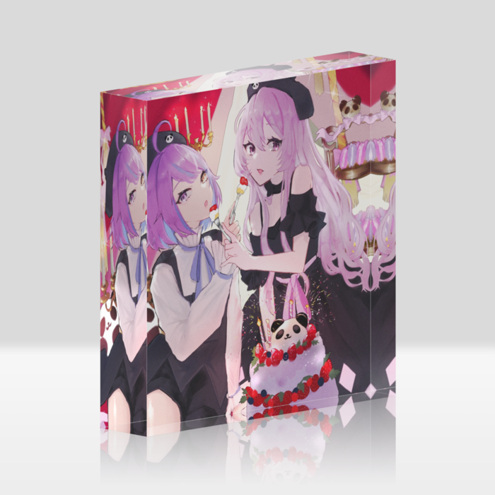 アクリルブロック - 100x100mm