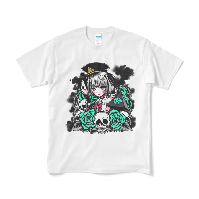 猫又先生のすてきなイラスト見せびらかし！Tシャツ - M - ホワイト