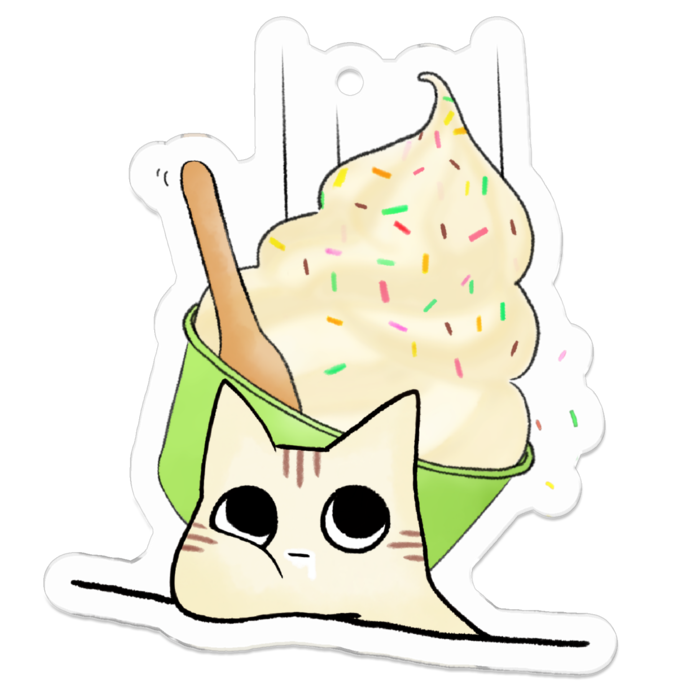 アクリルキーホルダー - 50 x 50 (mm)