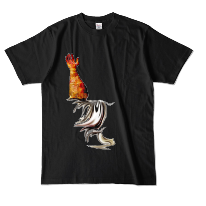 カラーTシャツ - L - ブラック (濃色)