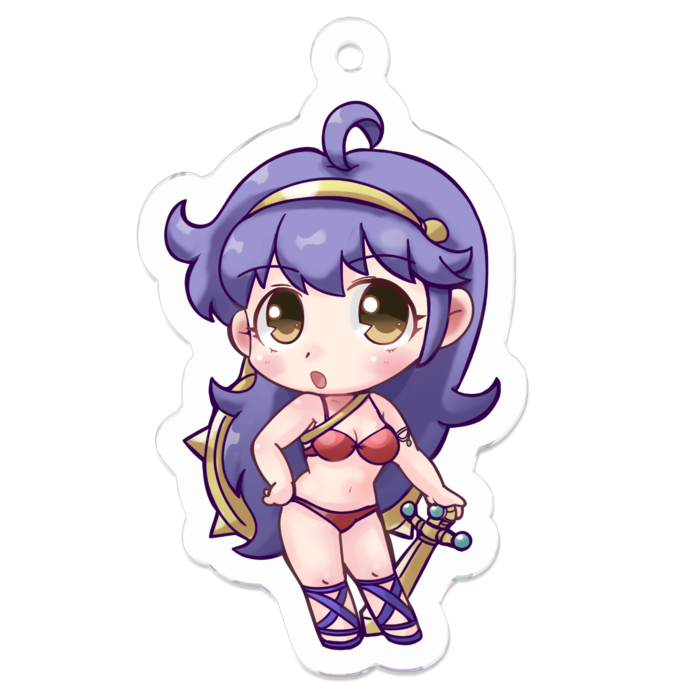 アクリルキーホルダー - 50 x 50 (mm)