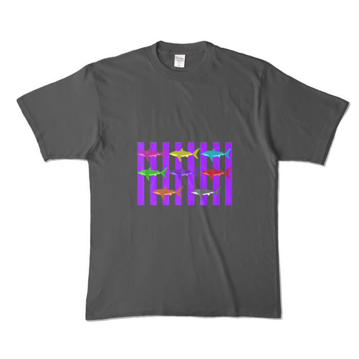 (パープル) - XL - チャコール (濃色)(2)