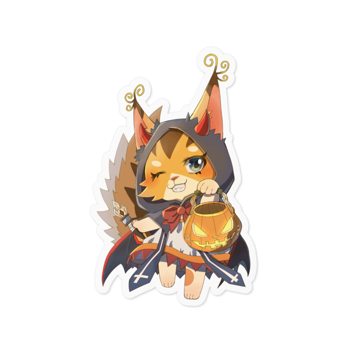 白地ステッカー - 100 × 100 (mm)