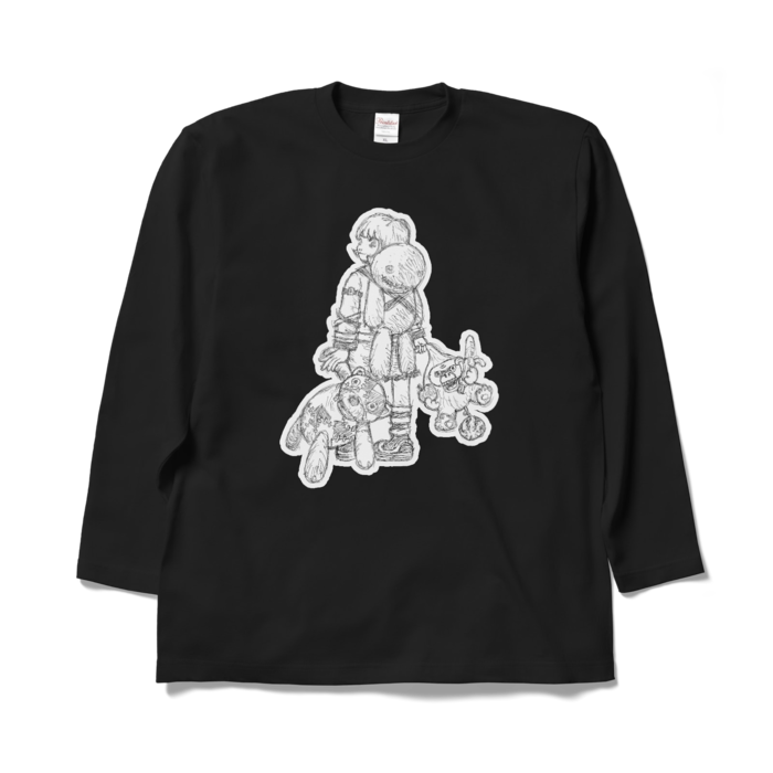 ロングスリーブTシャツ - XL - ブラック