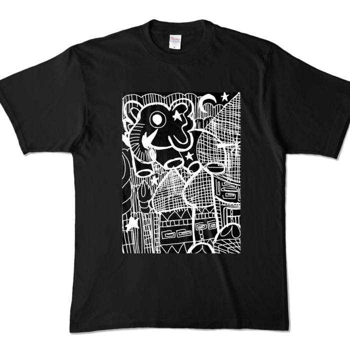 カラーTシャツ - XL - ブラック (濃色)