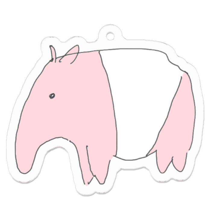 アクリルキーホルダー(コーティング) - 50 x 50 (mm)