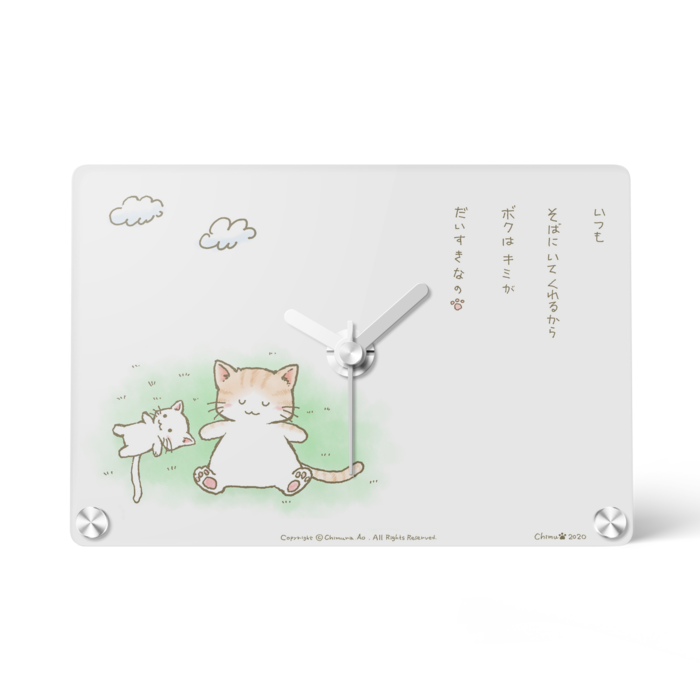 アクリル時計 - 148x100mm