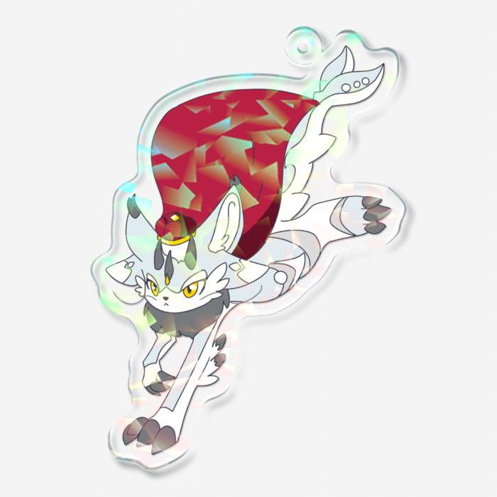 ホログラムアクリルキーホルダー - 70 × 70mm