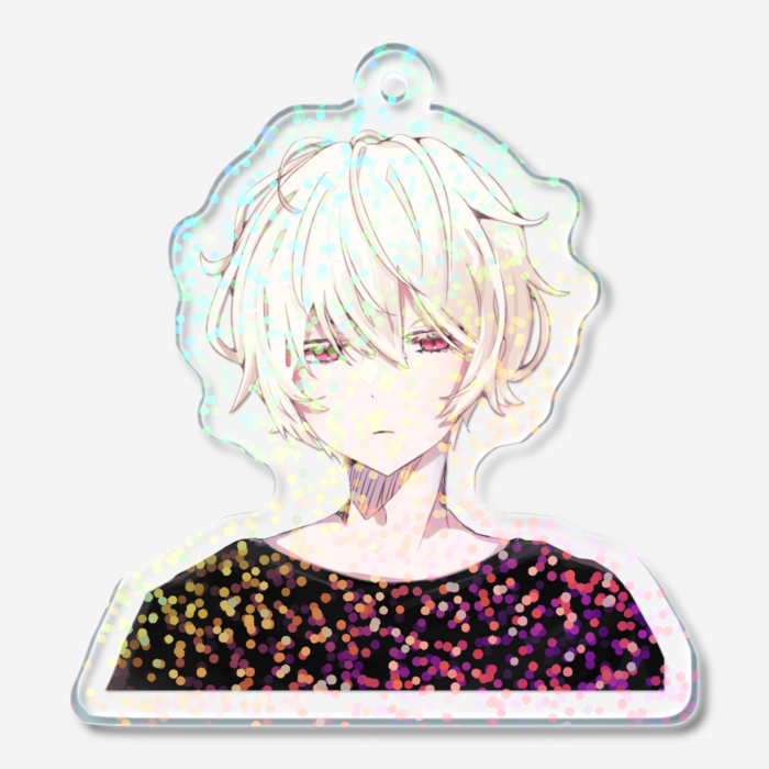ホログラムアクリルキーホルダー - 50 × 50mm