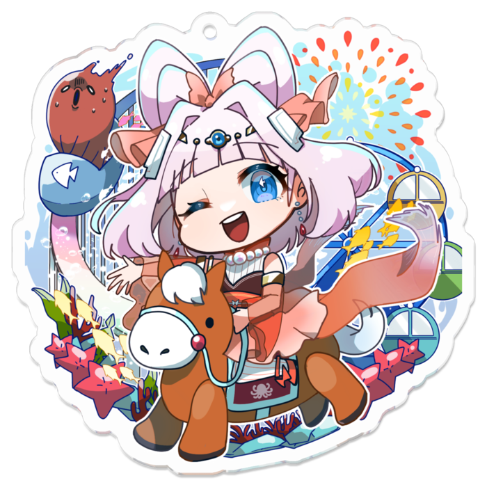 アクリルキーホルダー - 70 x 70 (mm)