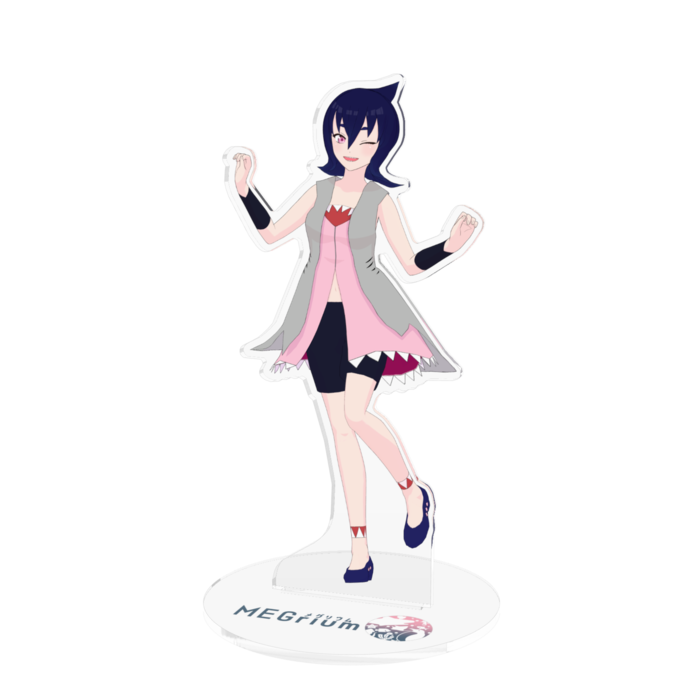 大歯メグ【サメドレス】 - 160x160mm