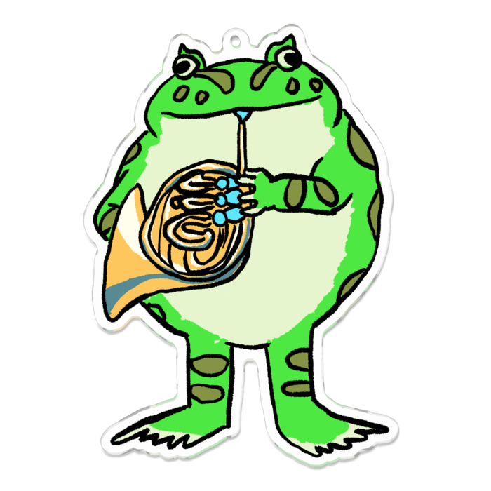 アクリルキーホルダー（コーティング） - 100 x 100 (mm)