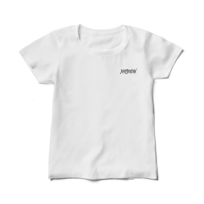 レディースTシャツ - LEFT CHEST / M / WHITE