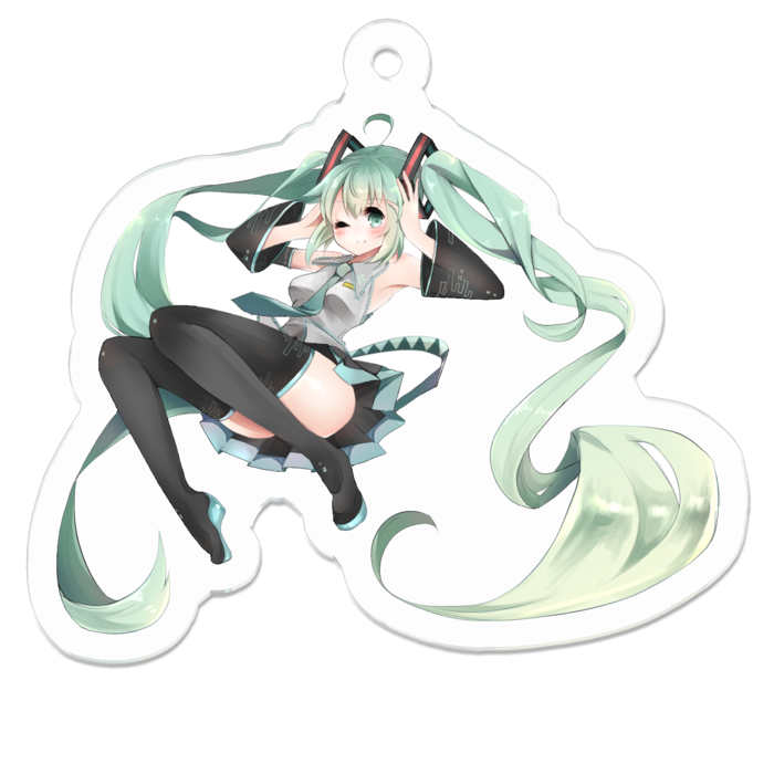 アクリルキーホルダー - 50 x 50 (mm)