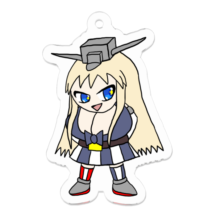 アクリルキーホルダー - 50 x 50 (mm)