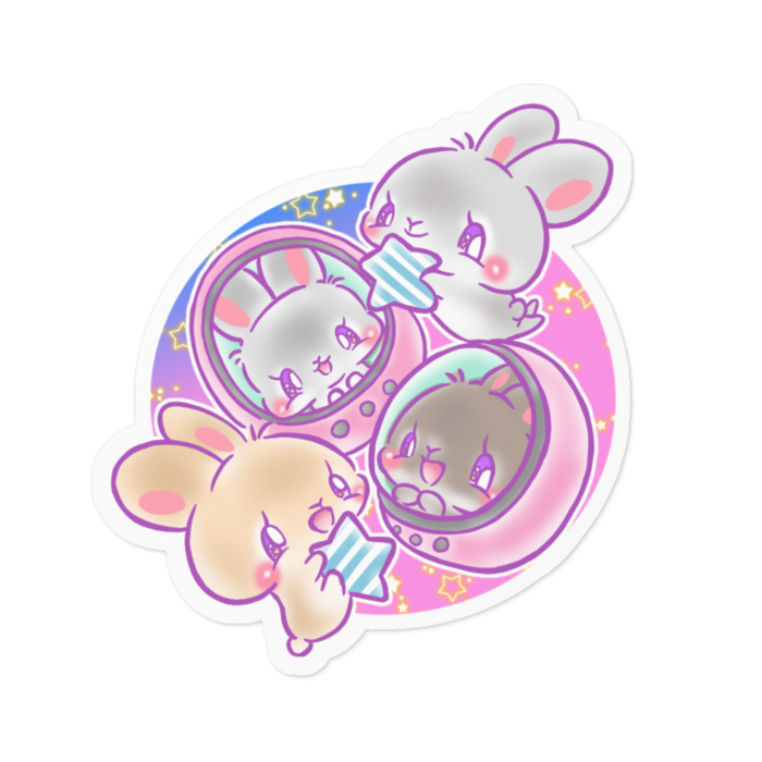 ステッカー - 100 x 100 (mm)