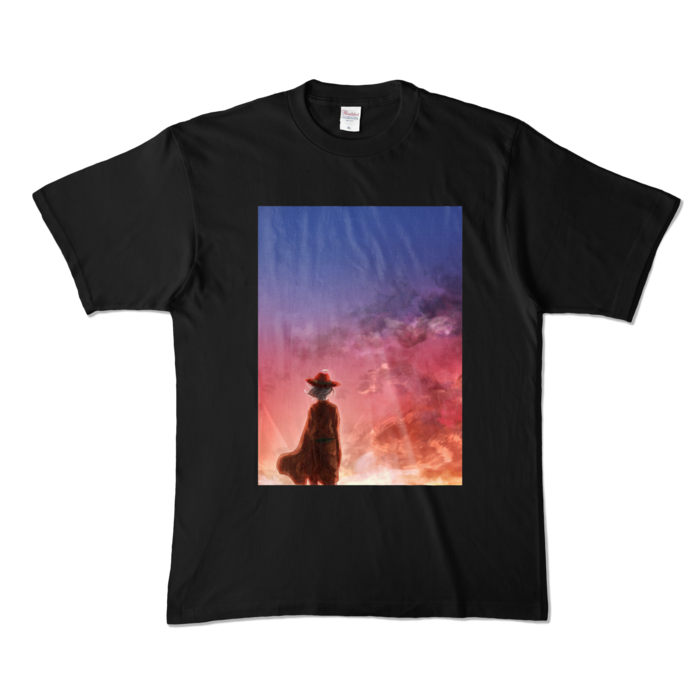 カラーTシャツ - XL - ブラック (濃色)