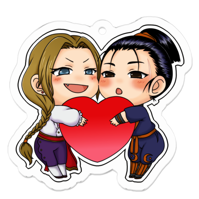 アクリルキーホルダー - 50 x 50 (mm)