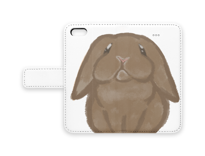 手帳型iPhoneケース - iPhone5 - ストラップ穴 なし