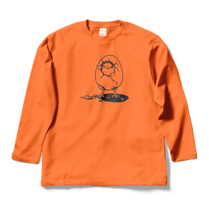 ロングスリーブTシャツ - L - オレンジ