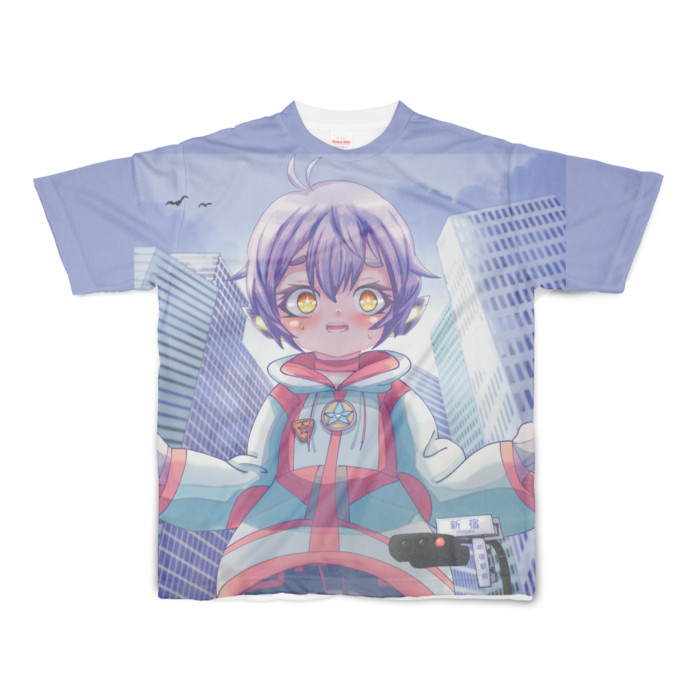 フルグラフィックTシャツ - S - 正面印刷のみ